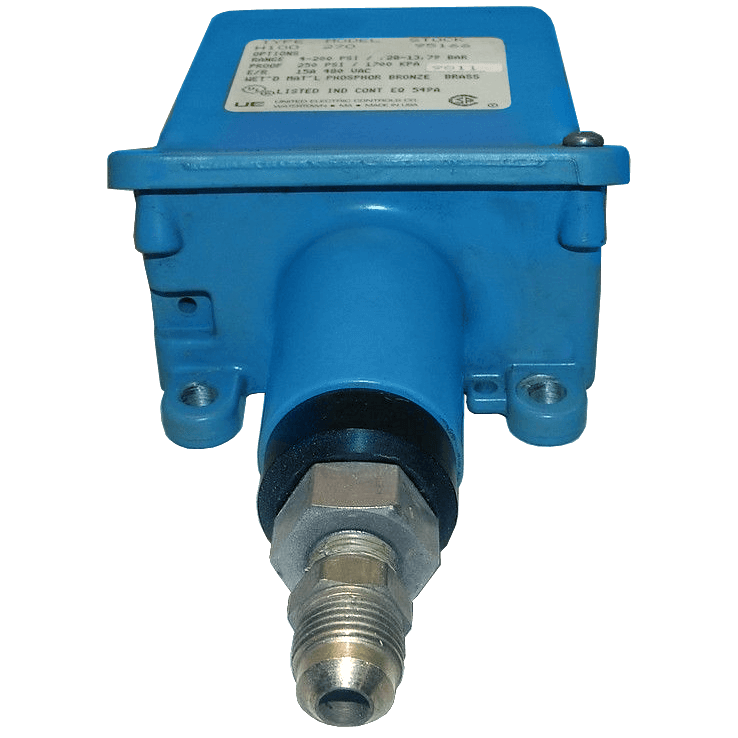 United Electric Pressure Switch, 100 Series Type H100 Models 270 & 274